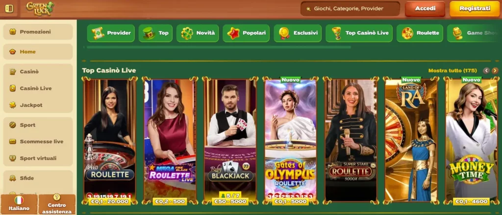 Casinò Live con Croupier Reali