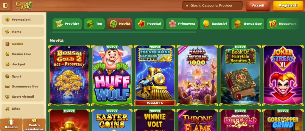 Perché Scegliere i Bonus Greenluck
