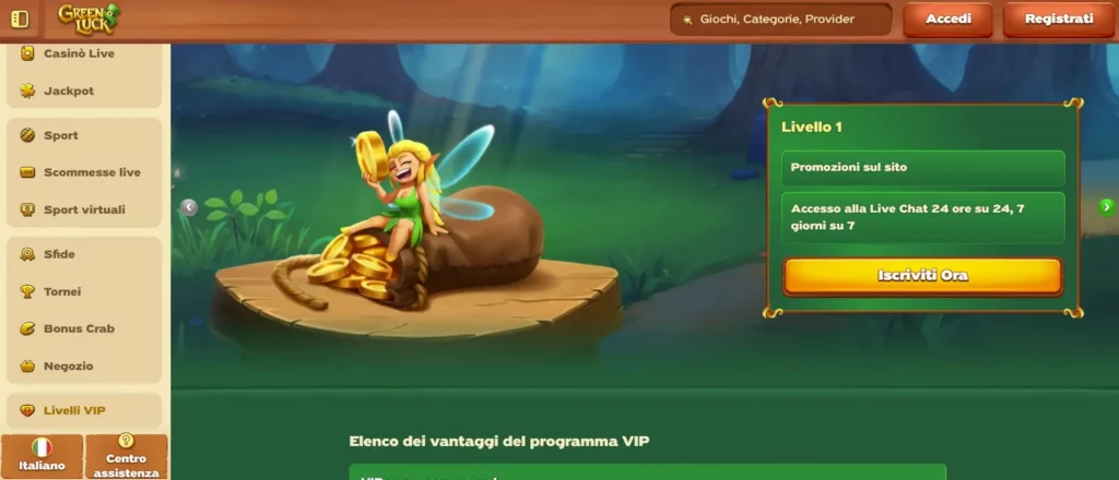 Programma VIP e Premi Fedeltà